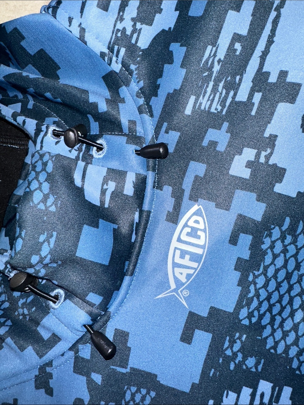Aftco Reaper Tactical Sweatshirt - Navy Digi Camo - Picture 2 of 8